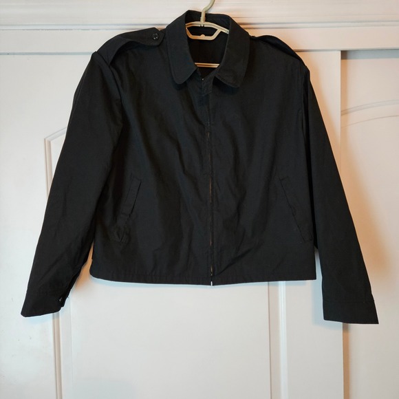 Creighton Other - Creighton US‎ Navy Official Uniform Jacket Windbreaker Black Medium Military